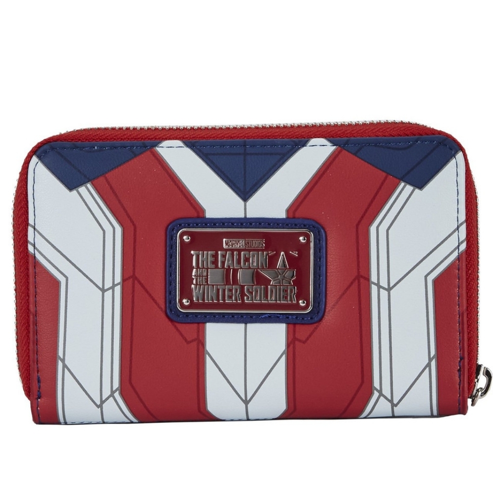 Marvel Falcon Captain America Cosplay Zip-Around Wallet